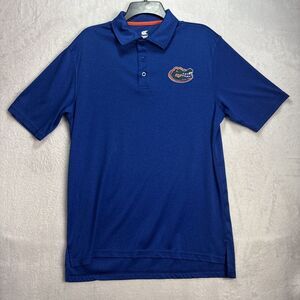 Colosseum University of Florida Gators Blue Polo Shirt Men's Size L